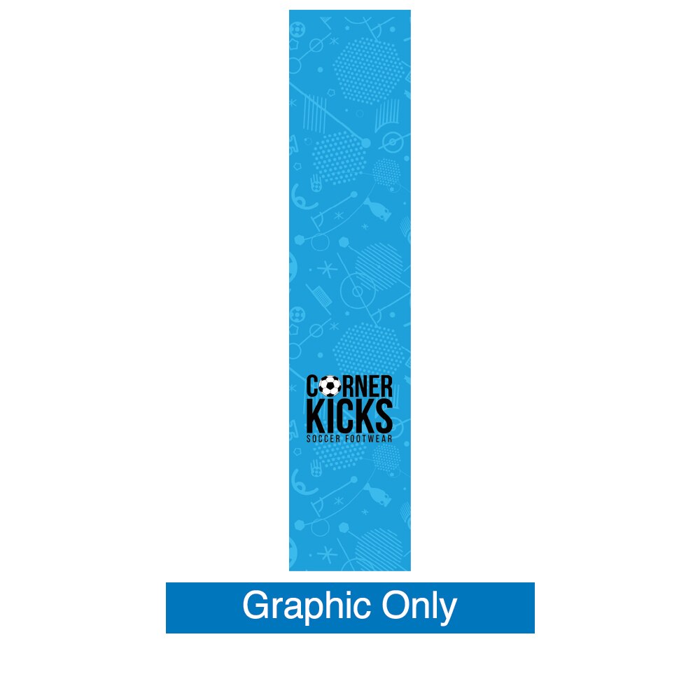 EZ Stand Bridge — Single Sided Graphic Only with White Back Fabric / No mount